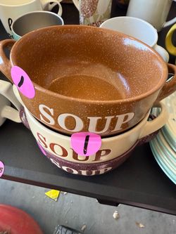 Soup bowls (Gary & empire)