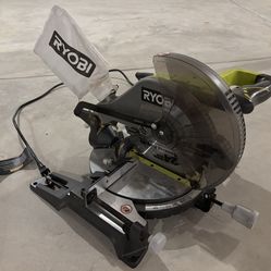Ryobi 10 Inch Compound Miter Saw With Led