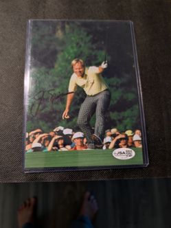 Jack Nicklaus 1986 Masters JSA Signed Photo
