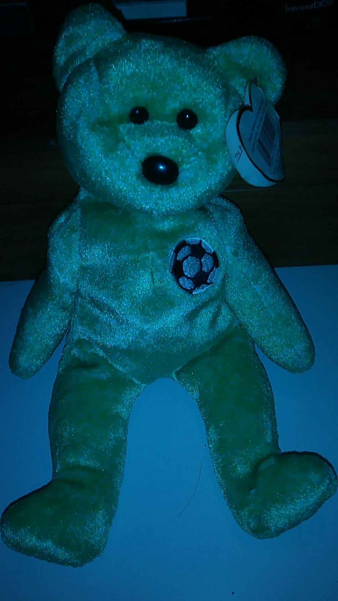 Kicks soccer beanie ;One of the highest valued beanies sold at auction