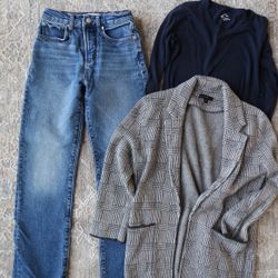 Madewell & J Crew • XXS 23P Clothing Jeans, Sweater, Tops