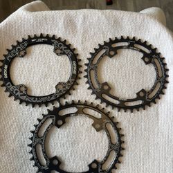 38T 40T 42T  1X Oval Chainrings 