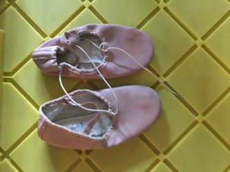 Leather Ballet pink flats