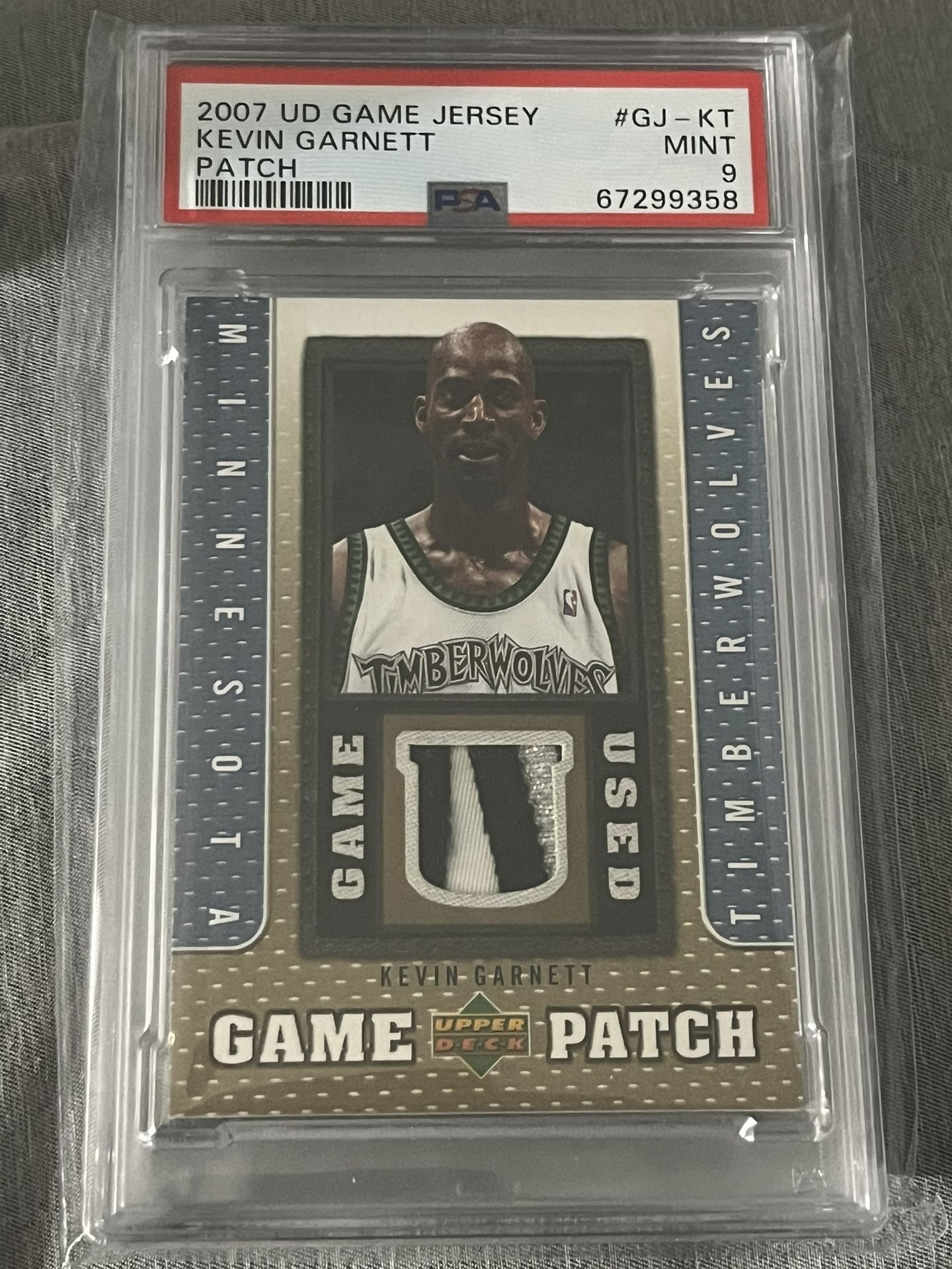 Kevin Garnett Patch Card