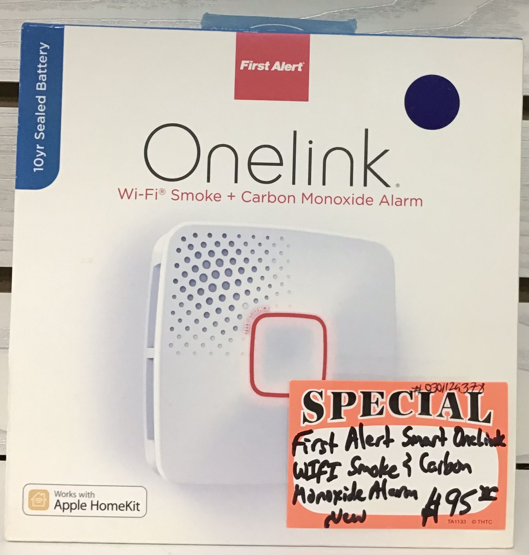 First Alert Smart Onelink Wi-Fi Smoke & Carbon Monoxide Alarm New