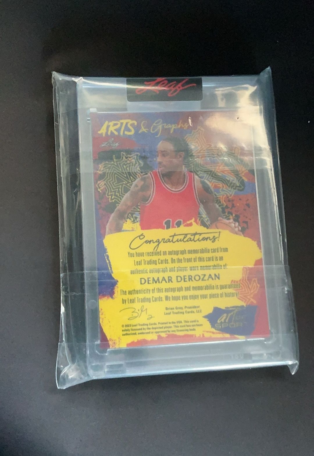 Autograph Spots Card
