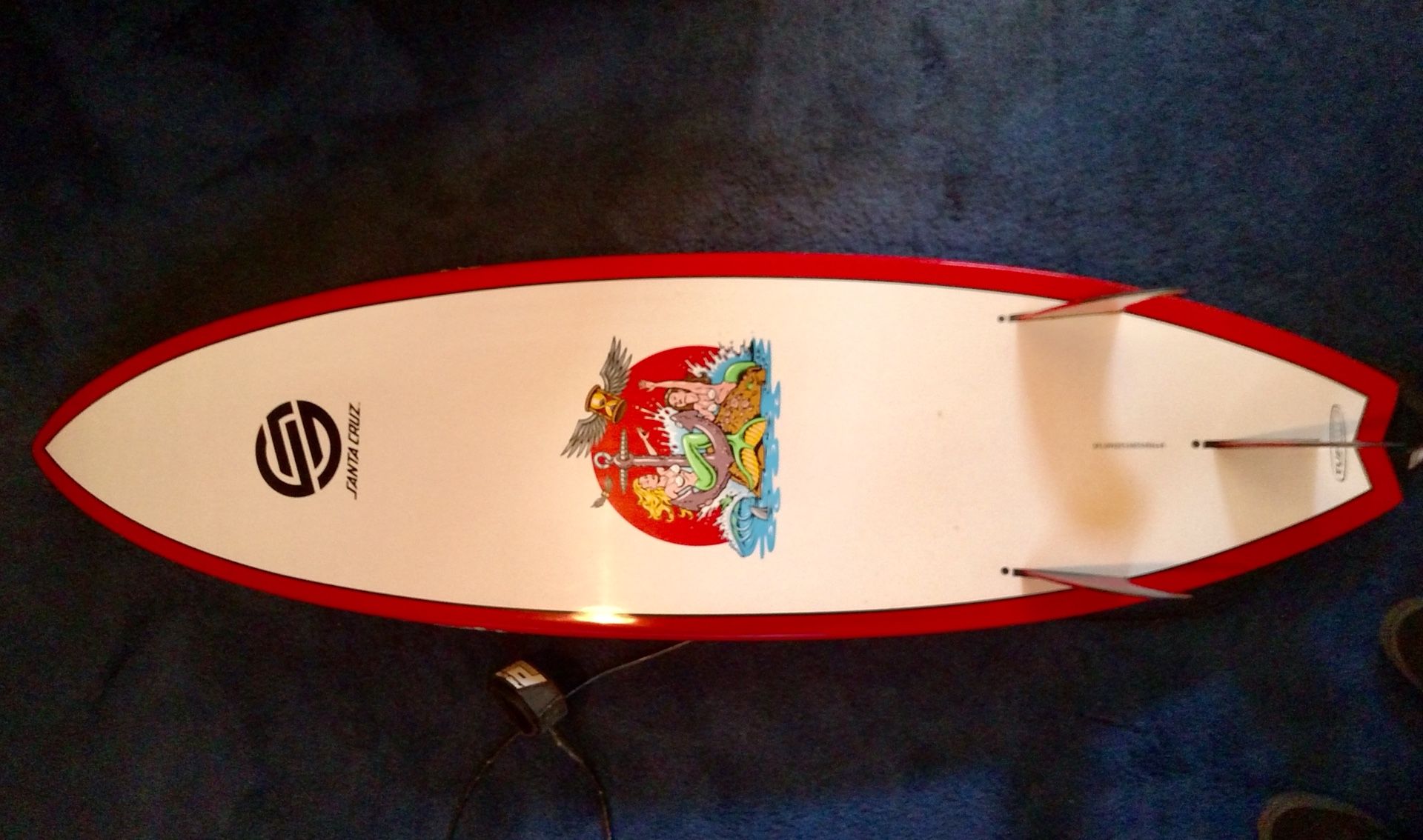 RARE Santa Cruz Barney Signature Surfboard for Sale in San