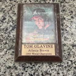 Tom Glavine Card Plaque
