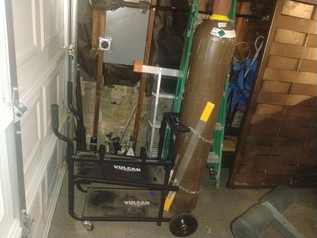 Carrito Y Tanke De Gas Argón Lleno En $480