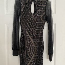 Sparkle Black Dress