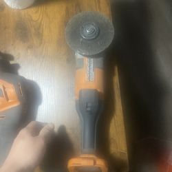 grinder with battery and charger Rigid
