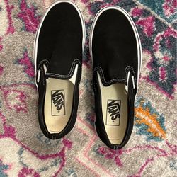 Black Vans W6.5