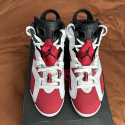 Air Jordan 6 Carmine 2021 Size 9 