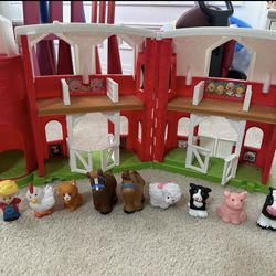 Fisher Price Barn With Animals