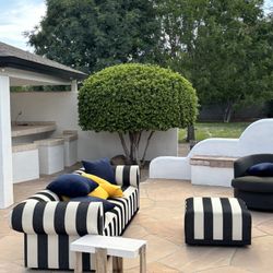 Outdoor couch and Chair