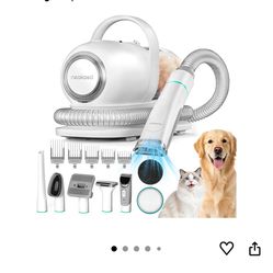 Brand new - Neakasa P1 Pro Dog Grooming Vacuum Kit, 6-in-1 Pet Hair Grooming with Clippers and Vacuum, 9000Pa Suction, Low Noise, 1L Dust Cup for Home