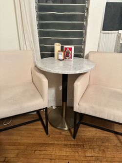 West Elm Marble Bistro Table