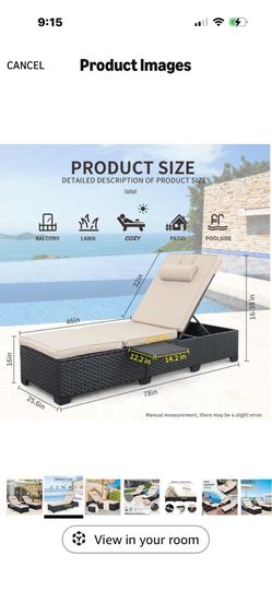 2 lounge chairs