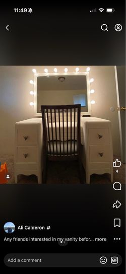Vintage vanity, refurbished