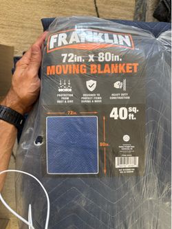 24 Heavy-Duty Moving Blankets (72”x80”) – Like New