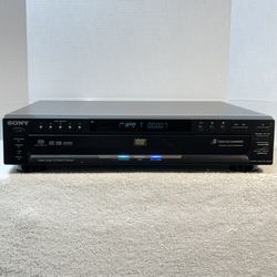 Sony 5 Disc DVD/CD/SACD Player Carousel-TESTED-Plays Very Well- No Known Issues-Demonstration Available 