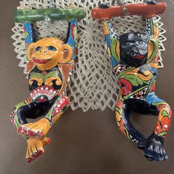 Talavera Hanging Monkeys 