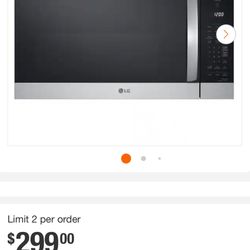 Brand New In Box Microwave Over Top