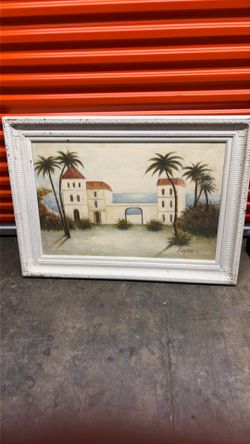 Huge oil  painting signed kappa