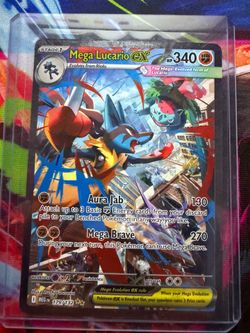 Mega Lucario EX Special Illustration Rare Pokémon Card