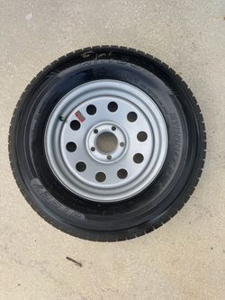 Brand New Trailer Tire/Rim 205/75/15