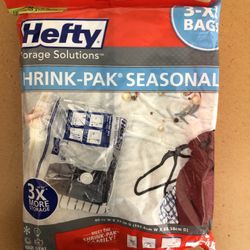 3 XL Package Of Vacuum Bags