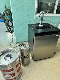 Insignia Stainless Steel Kegerator with Dual Tap