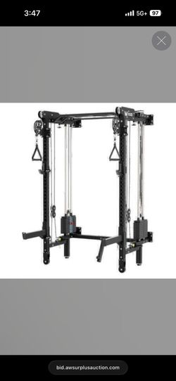 Major fitness f35 all-in-one Home Gym wall-Mount folding power Rack new in box
