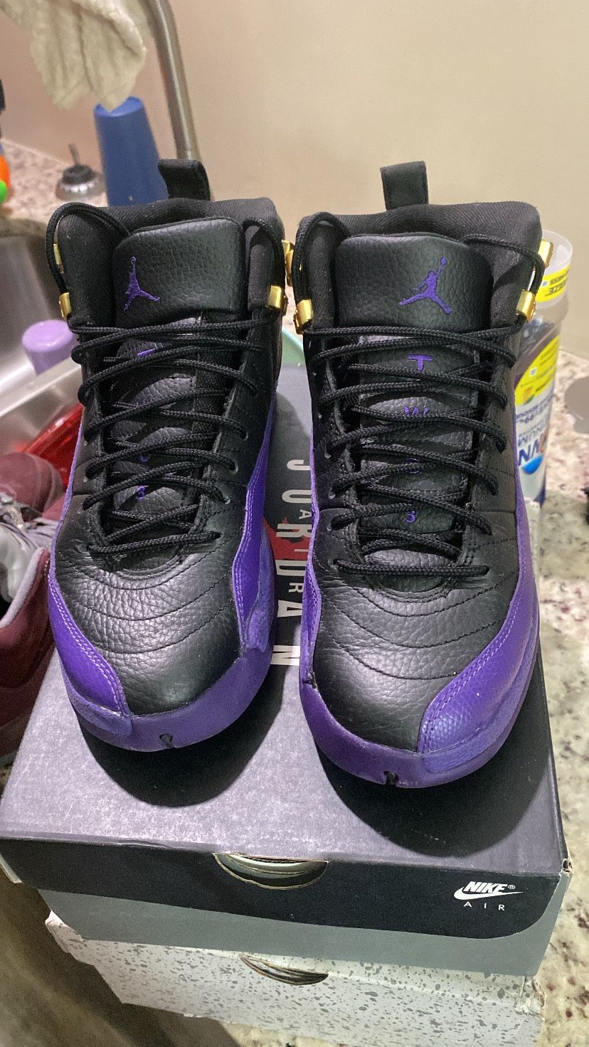 6y Retro Jordan 12 Field Purple