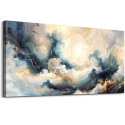 Abstract Framed Wall Art - Large Canvas