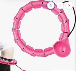 Custom Knots Weighted Hoola Fitness Hoop Adult Smart Hula Thin Waist Weight Loss