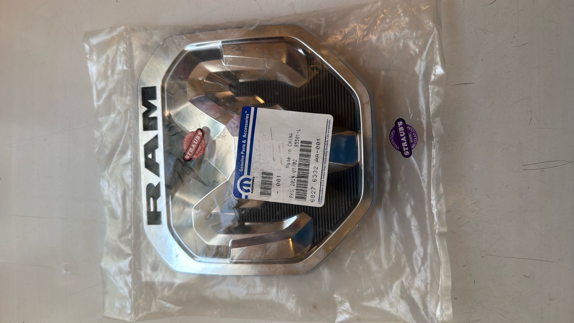 2019-2026 Ram Tailgate Medallion , OEM By Mopar