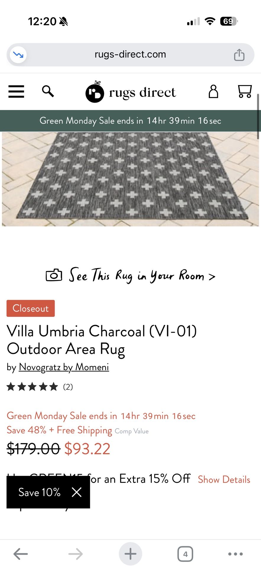 Brand New Entryway Rug