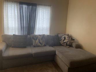 Gray Section Couch