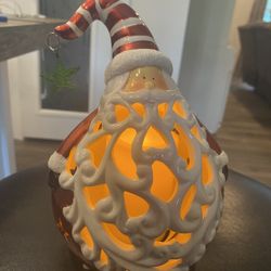 Santa Decoration Battery Candle