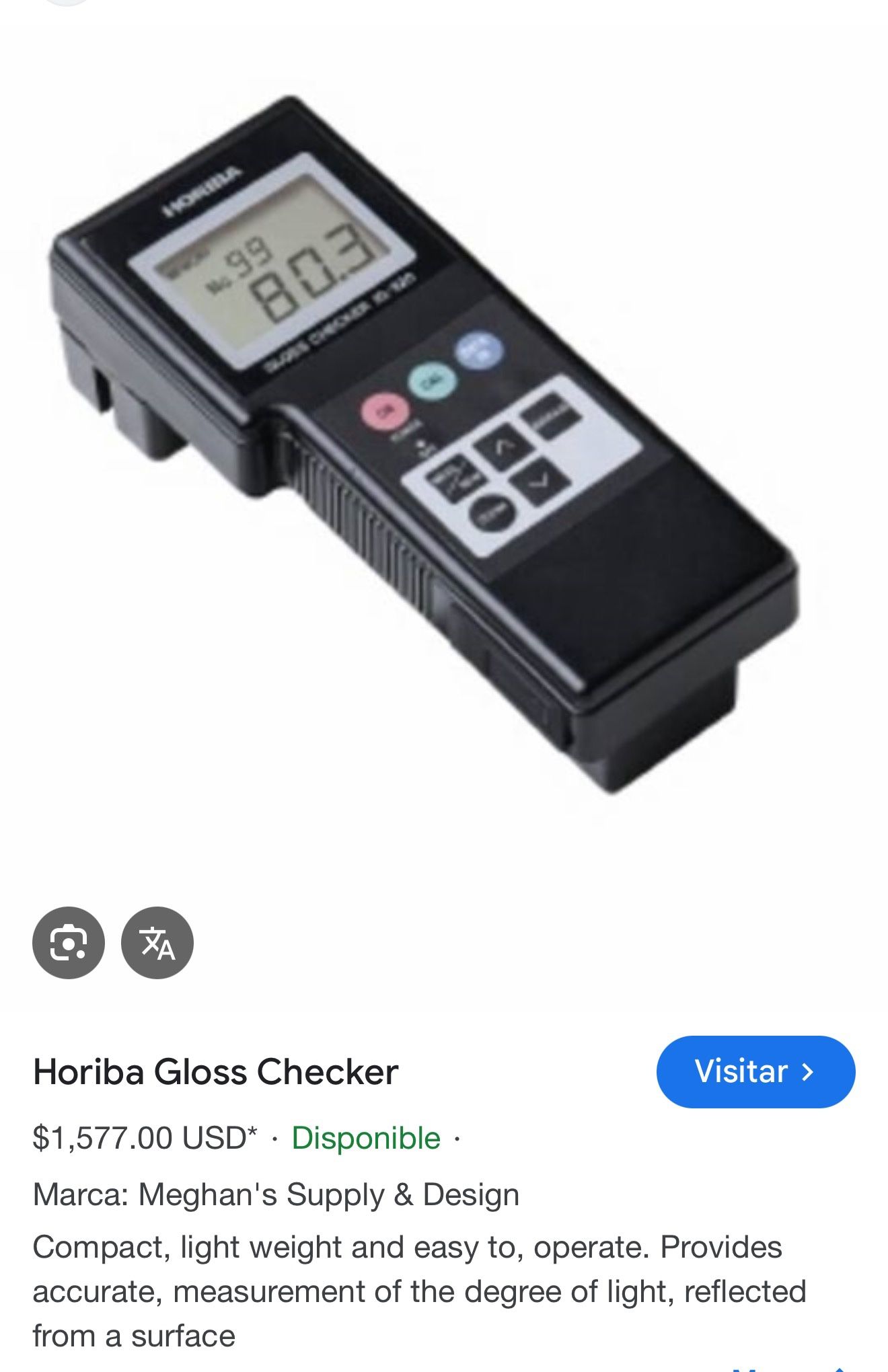 Horiba Glos Checker