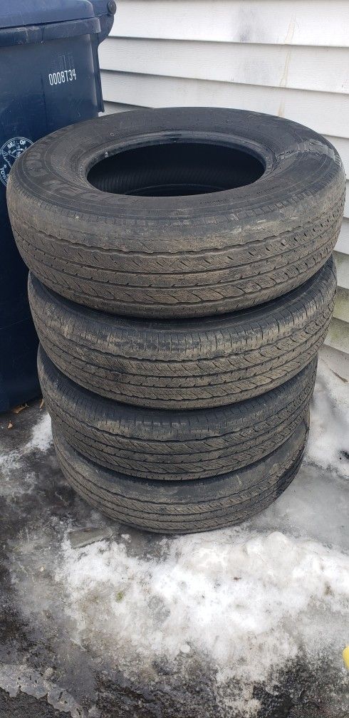 (4) All Matching Toyo Open County A31 Tires P245/75R16