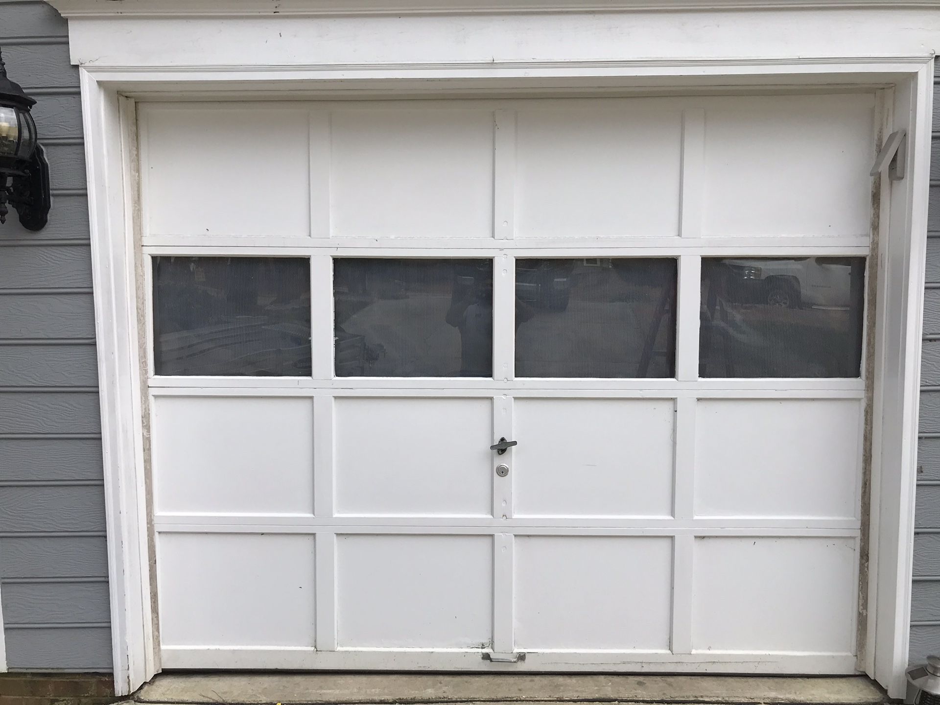 9’x7’ wood Garage Door