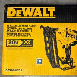 Dewalt 16 Gauge Finish Nailer 