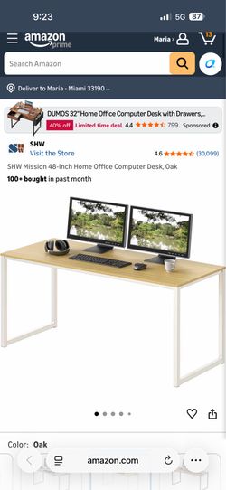 48-Inch Home Office Computer Desk