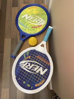 NERF Tennis Set Jumbo Rackets and Foam Ball