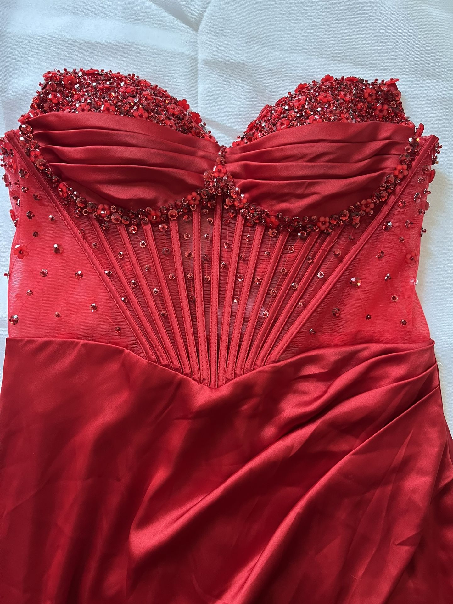 Sexy Red Ladivine Size 12 Dress