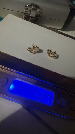 10k gold earrings nugget