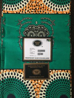 African Ankara Fabric 6 yards $30 each