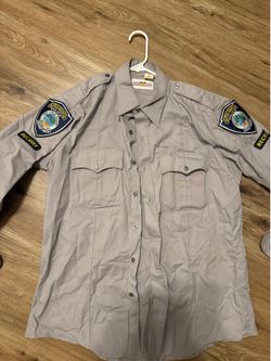 Authentic Citrus Heights Police Recruit Uniform Shirt – Flying Cross – Patches Included